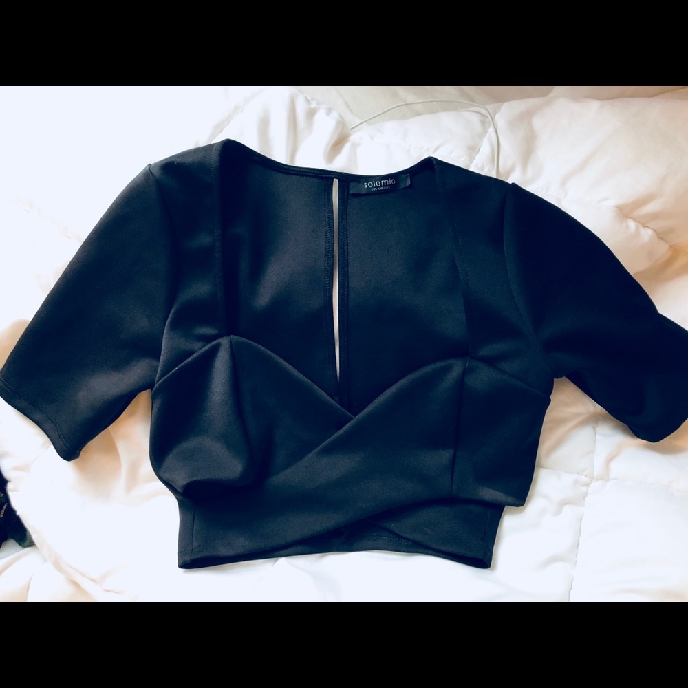 Black Crop Top
